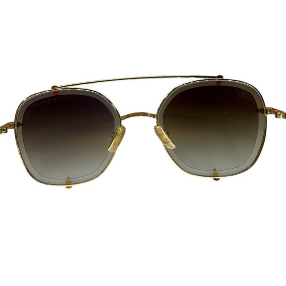 DITA Talon-Two 23009 Gold Titanium Aviator Sunglasses Gradient Lenses main image 5